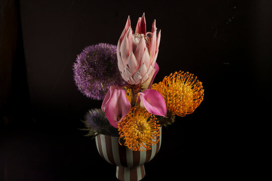 Colourful flower arrangement