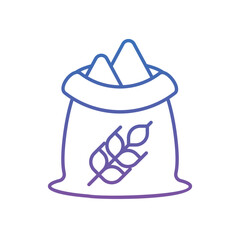 Sack Of Floor Vector icon