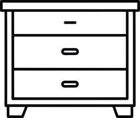 furniture set isolated on white