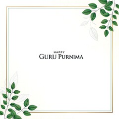 Guru Purnima art illustration	