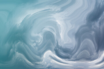 Abstract background in blue and gray tones. Waves, tornado, hurricane, end time, thunderstorm.
