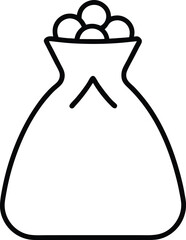 vector illustration of a fertilizer bag
