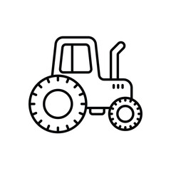 Tractor Vector icon