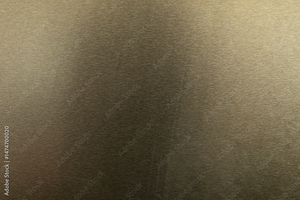 Poster high-resolution image of a brushed metal texture in dark gold. perfect for backgrounds, websites, an