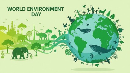 world environment day banner template