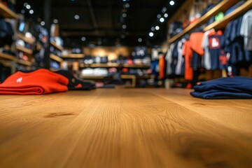 Fototapeta premium Empty retail store display