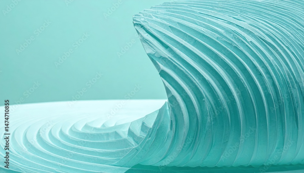 Poster wave forming action studio abstract photography minimalist environment close-up view fluid dynamics 