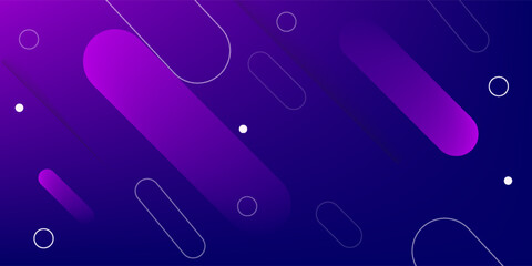 Purple abstract geometric background. Dynamic shapes composition. Vector illustration