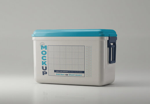 Portable Cooler Chilly Bin Mockup