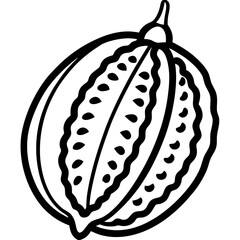 vector illustration of an apple