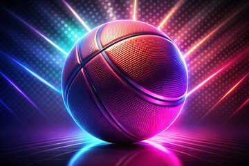 Obraz premium Minimalist sports background with a touch of dynamism