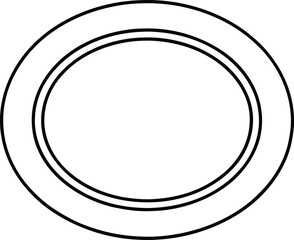 plate icon vector illustration