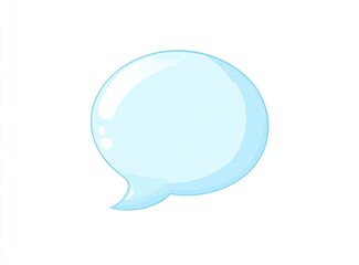 Light Blue Speech Bubble