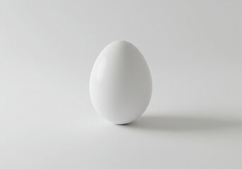 egg on white background