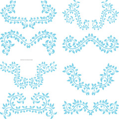 Beautiful flower art and mandala vector design