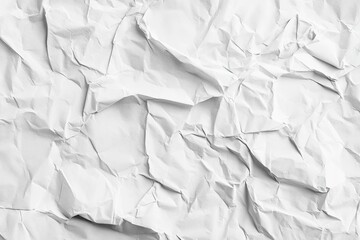 Obraz premium Crumpled white paper texture (4)