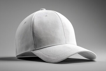 Blank white baseball cap (12)
