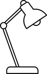 table lamp isolated on white