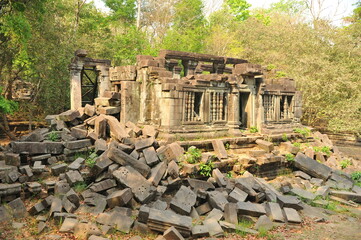 Fototapeta premium Ruins of Beng Mealea in Siem Reap, Cambodia. 