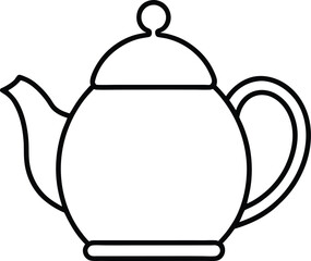 teapot isolated on white