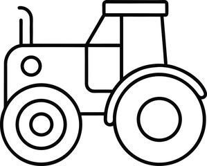 tractor isolated on white background