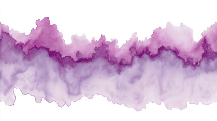 Obraz premium Abstract purple watercolor wash texture isolated on white background