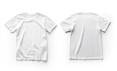 Fototapeta premium Blank white t-shirt mockup (2)