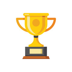 A vector illustration of Sports Trophy on white background
