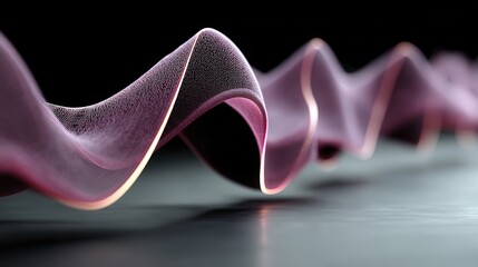 wavy splines 3d render technology background design.stock image