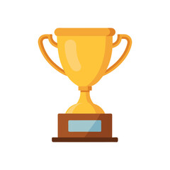 A vector illustration of Sports Trophy on white background
