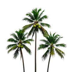 Fototapeta premium Coconut Trees, Generative AI