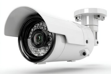Surveillance camera with infrared illumination for enhanced night vision monitoring in urban environments