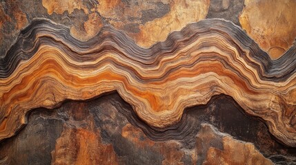 Obraz premium Close up of a rock texture with varied colors creating a rainbow