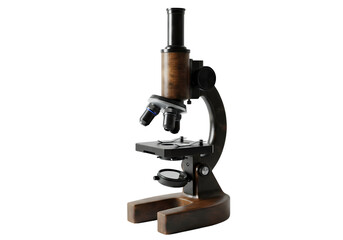 Antique Microscope: Vintage Science Image