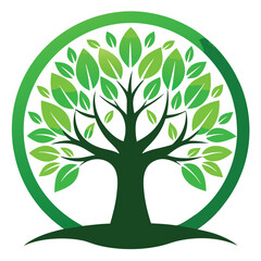 Obraz premium Palm Tree Silhouette – Tropical Island Vector Art