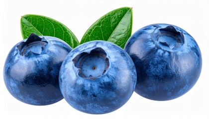 Obraz premium blueberries isolated on white background