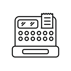 Cash Register Vector icon