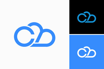 C Cloud Vector Logo Premium 