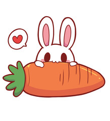 ニンジンとウサギ