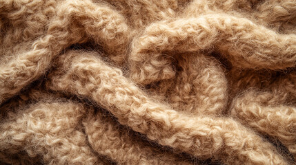Light brown background with a woolen texture for product presentation.