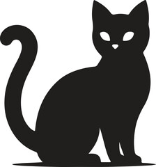 Fototapeta premium Cat Silhouette