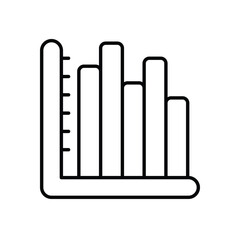 Graph Vector icon