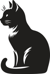 Obraz premium Cat Silhouette
