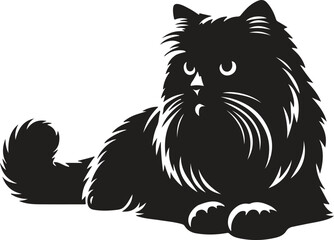 Obraz premium Cat Silhouette