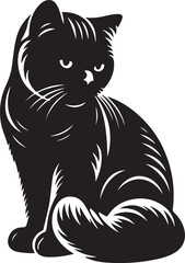 Obraz premium Cat Silhouette