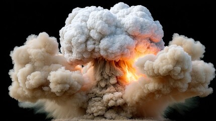 Vintage bomb surrounded by sparks and fire on a neutral background showcasing detailed craftsmanship and historical significance