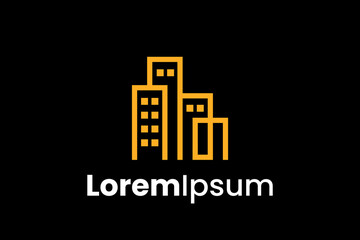Real Estate Building Vector Logo Premium 