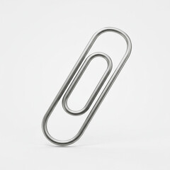 paper clip isolated on white