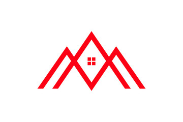 AM Home Vector Logo Premium 