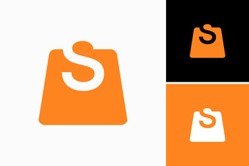 S Shopping Bag Vector Logo Premium 